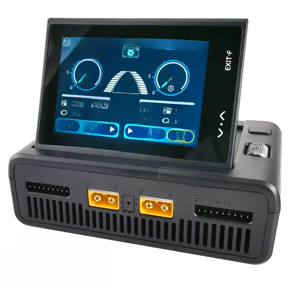 ToolkitRC M8D Smart Ladegerät 2CH Touchscreen Dual Kanal DC800W * 2 30A 1-8S Lithium-Batterie schnelle Ladung RC Modell Auto FPV 1S 2S 3S 4S 5S 6S 7S 8S BAT Schnellladen