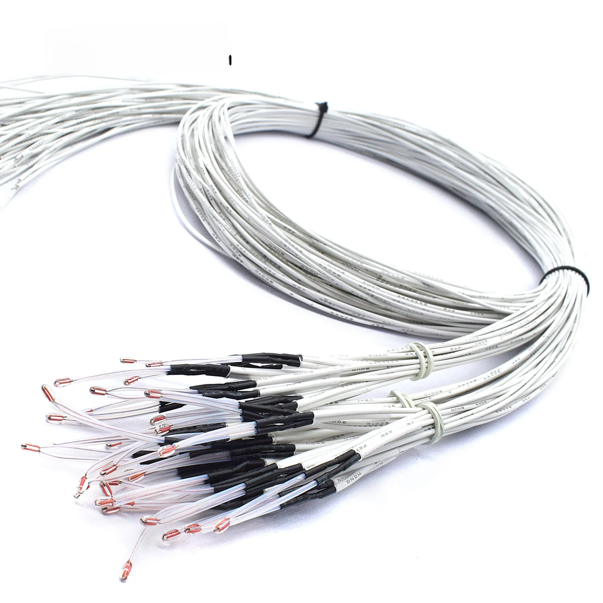 Rezystor 100K ohm NTC 3950 Termistory Czujniki termiczne z Dupont/XH2.54 do drukarek 3D Części Reprap Kabel grzałki temperaturowej — zdjęcie 2