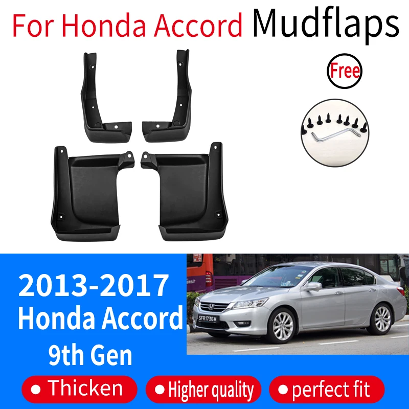 

Auto Parts For Honda Accord 2013–2017 9th Gen Fender Lining Car Front Rear Wheel Fender Splash Guard Accessories Mudguard Skin