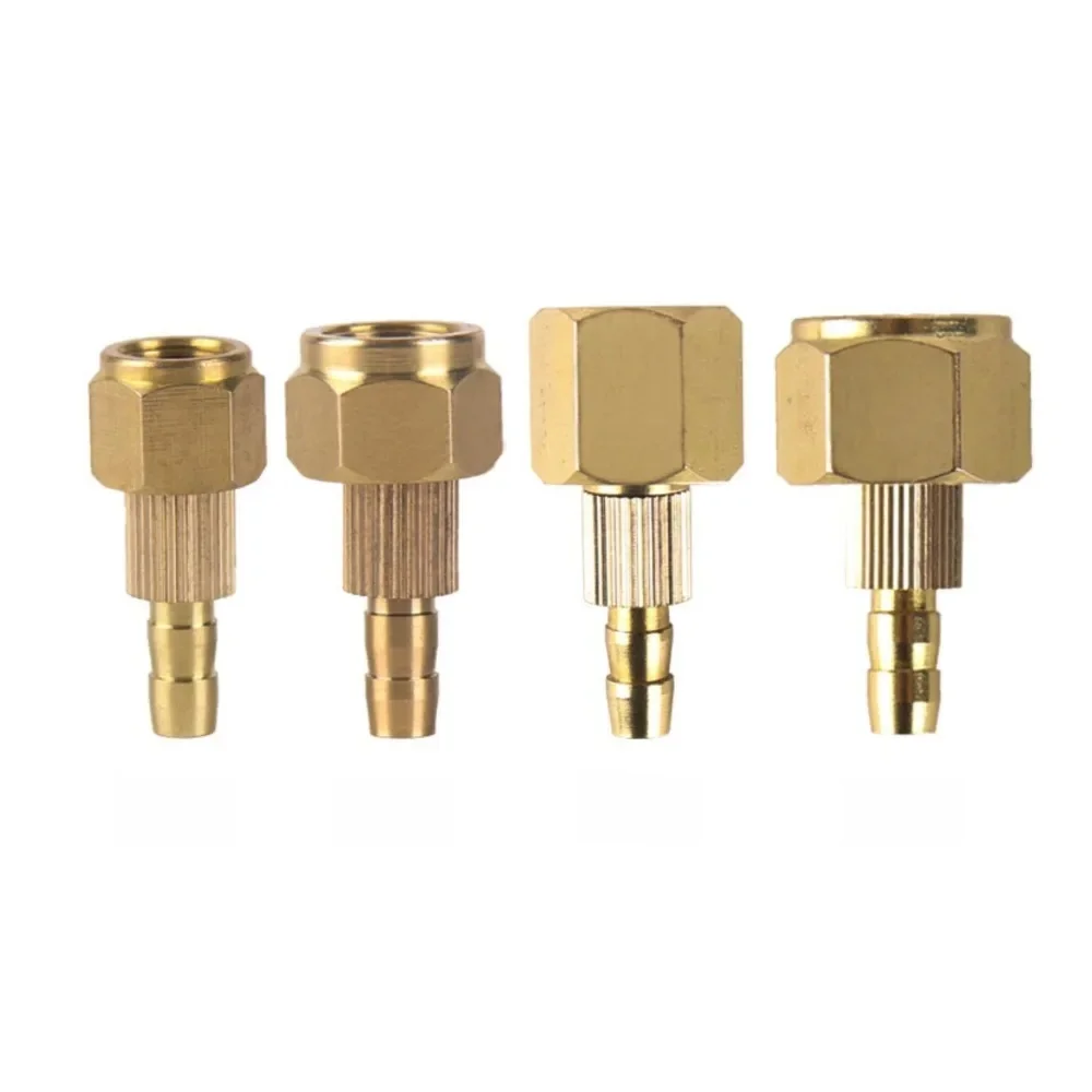 Adaptateur gaz-eau M16 M14 M12 M10, écrou en laiton, soudage périphérique à l'argon, raccord rapide, connecteur de tuyau, connecteur de torche de soudage