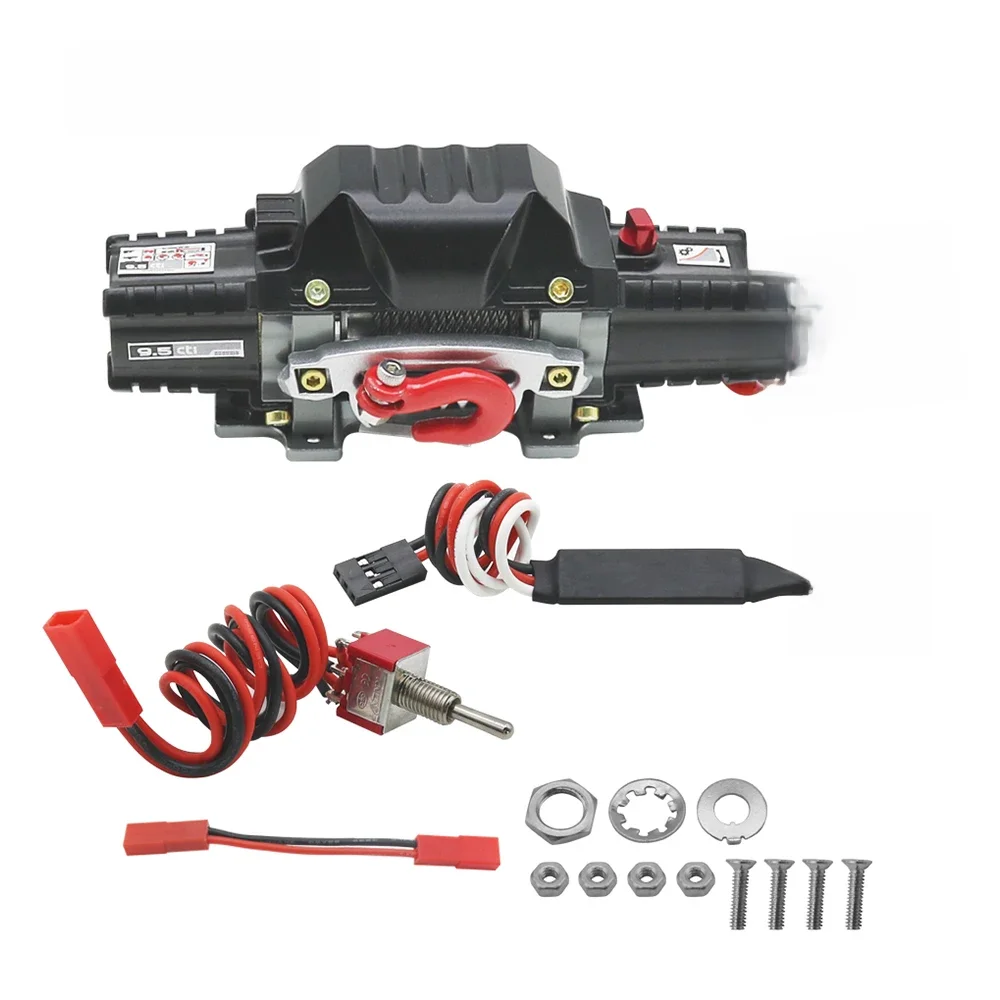RC Metall Automatische Doppel Motor Simulierte Winde Für 1/10 RC Crawler Auto Axial SCX10 TRX4 D110 Tamiya CC01 RGT86100V2