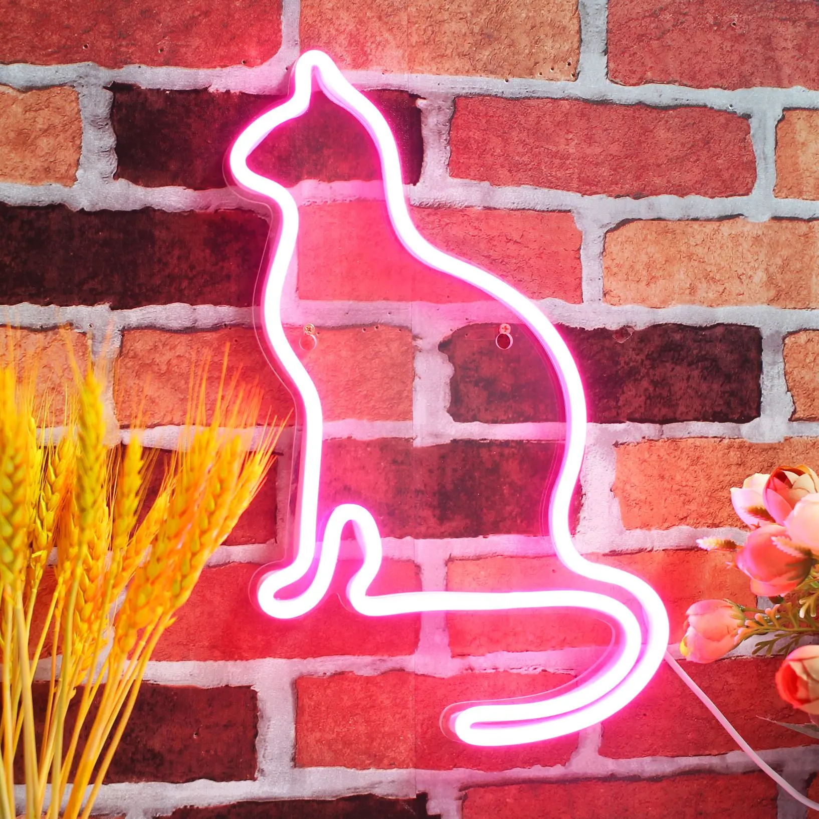 Katze Kitty Neon Zeichen Lichter Wand Dekoration Usb Bar Ktv Snack Shop Kommerziellen Beleuchtung Led Neon Nacht Licht Room Decor