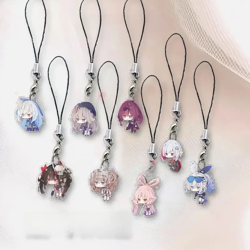 Honkai-Star Rail JIngliu Rotterdam Kle "Catch You", téléphone portable JOMetal, téléphone portable en acrylique, lanière, porte-clés, bijoux