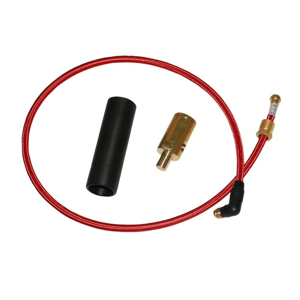 Imagem -04 - Mangueira Macia Super Vermelha da Tocha Wp20 4m de Tig com o Conector 3570 da Tomada da Mudança de 814l