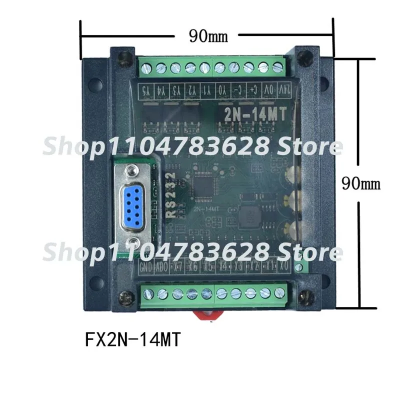 NEW FX2N-14MR FX2N-14MT Single board /with shell ，8 in 6 out，