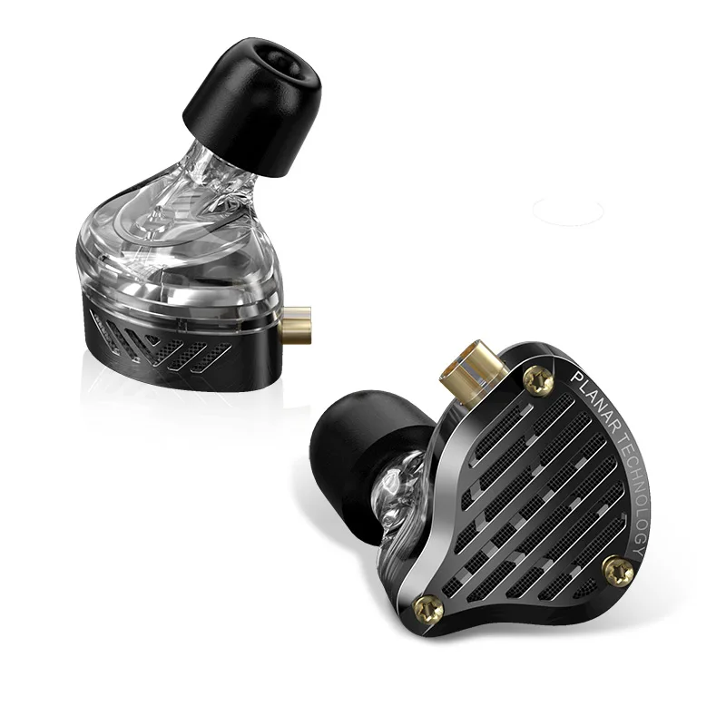 Kz Pr3 13.2Mm Planar Driver Iem Bedrade Oortelefoon Muziek Koptelefoon Hifi Basmonitor Oordopjes Sport Headset Voor Audiofielen