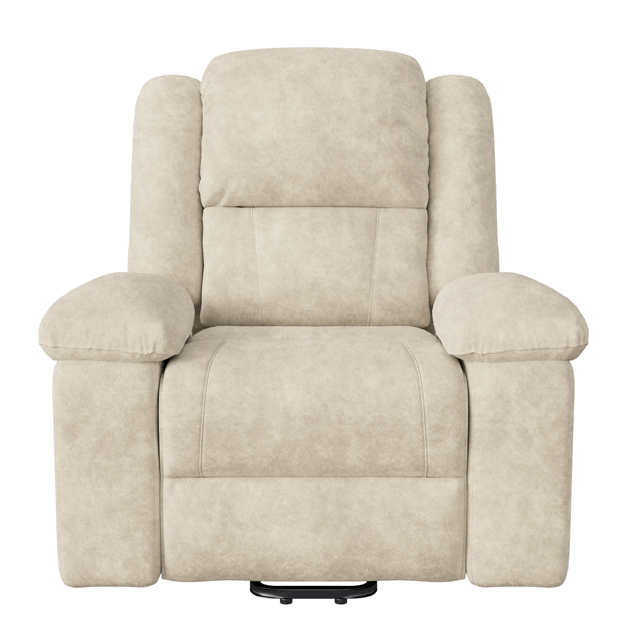 Rosahqnda massagestoel, elektrische fauteuil met ligfunctie, massageverwarming, tv-fauteuil