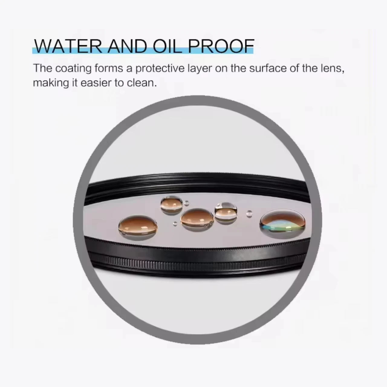 Waterproof 25.5x0.5mm Polarizing Lens Filter CPL Suppresses Reflections For Industrial Machine Vision Camera Lens CONTRASTECH