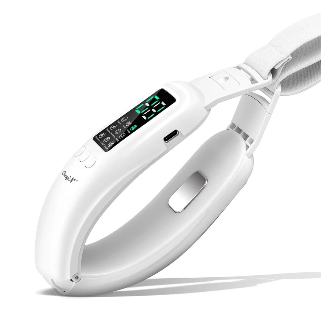 CkeyiN EMS cintura di sollevamento del viso LED Photon Therapy Face Slimming Vibration Massager riduce il doppio mento antirughe rassodante della pelle