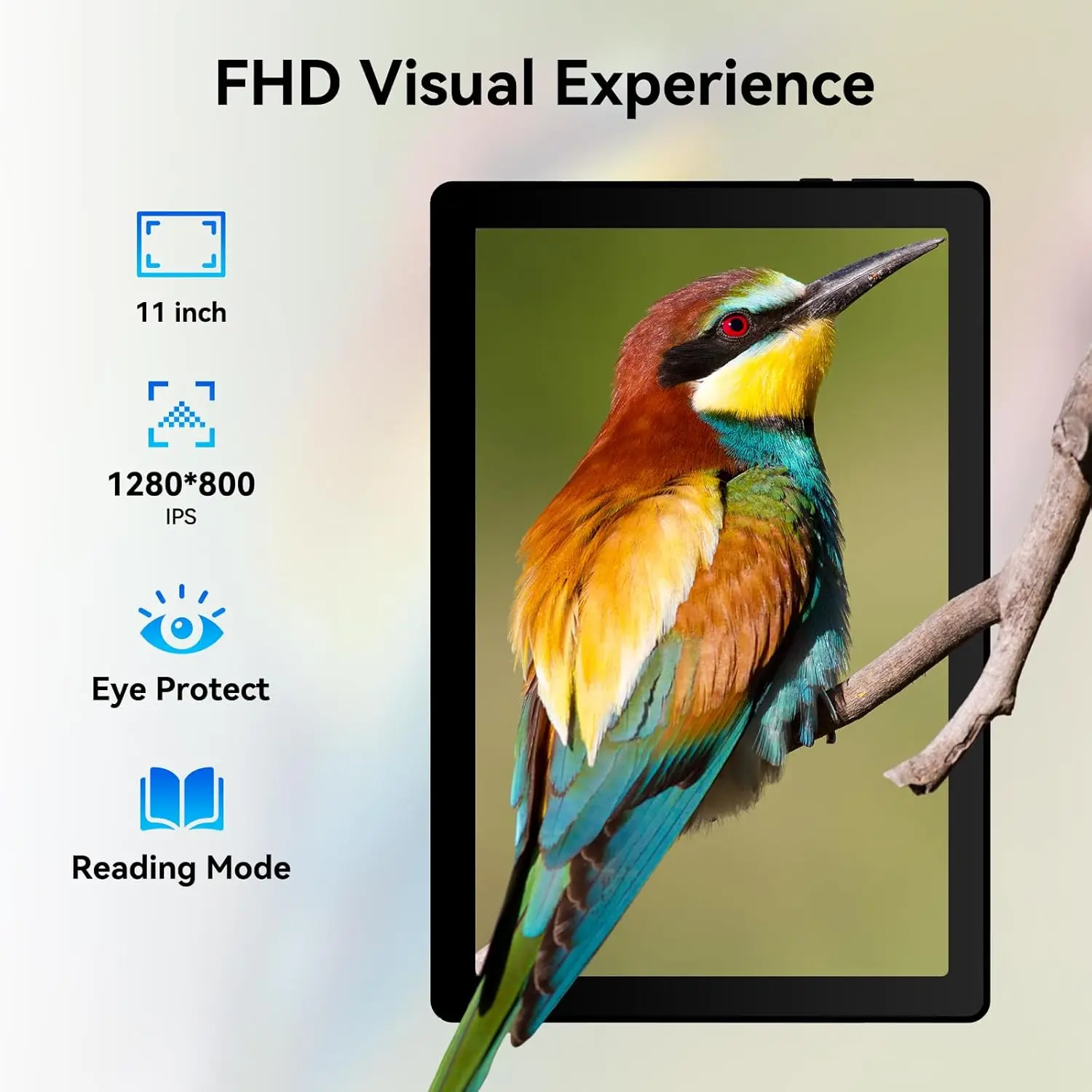 AEEZO A7 10.1 pollici Android 14 Tablet 16GB RAM 128GB ROM processore Octa-Core 6800mAh Berrty Widevine L1 WiFi6 Tablet Dual Camera