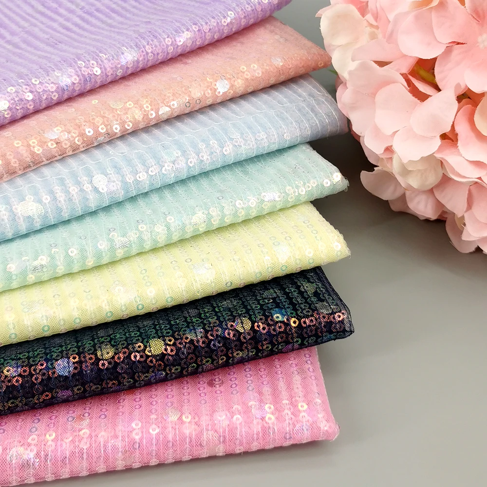 1 متر بريق الترتر تول النسيج بيع في متر لفتاة ثوب Dace زي توتو تنورة الزفاف حفلة عيد ميلاد الديكور