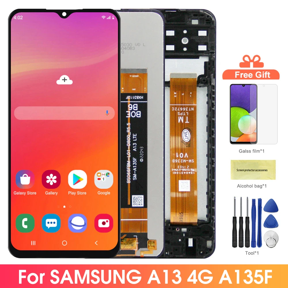 استبدال شاشة LCD 6.6 بوصة لجهاز Samsung Galaxy A13 4G – تقييم شامل لـ Test Point A135F