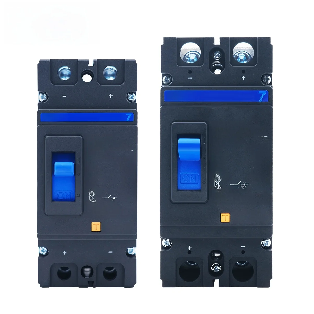 TOMZN 2P DC 1000V MCCB DC zonne-gegoten stroomonderbreker MCCB overbelastingsbeveiliging schakelaarbeschermer voor fotovoltaïsche zonne-energie PV - afbeelding 2