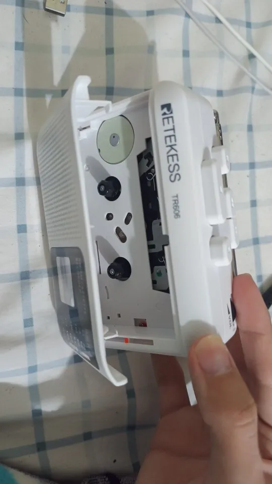 Retekess TR606 Rádio Cassete Portátil AM/FM com Gravação