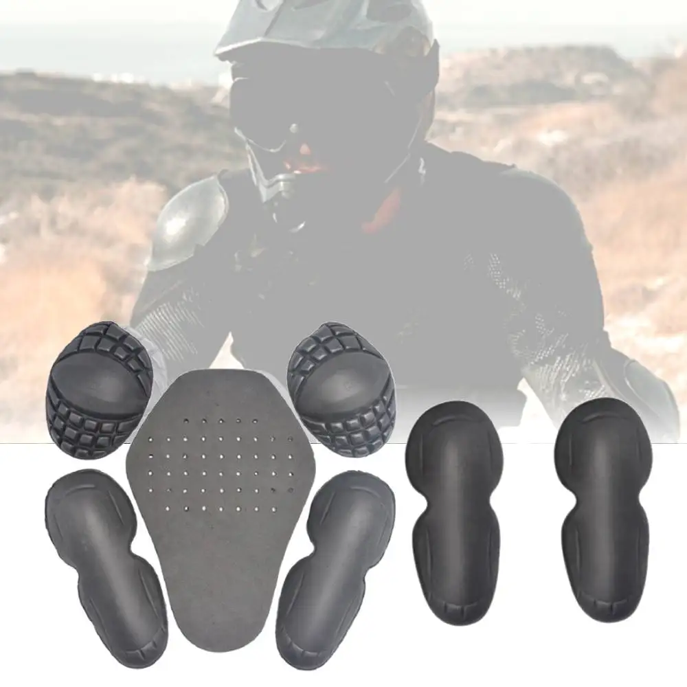

1-7PCS Shoulder and Elbow Back Pads for Motorcyce men women Riding Gear Motocross Motorbike Back Protector Inserts for Jackets