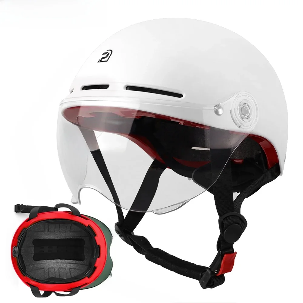 AliExpress PEMILA Bicycle Helmet With Goggles Cycling Helmet Full Edge Wrapping Technology Bike Helmet Road MTB E-bike MTB Bicycle Helmet