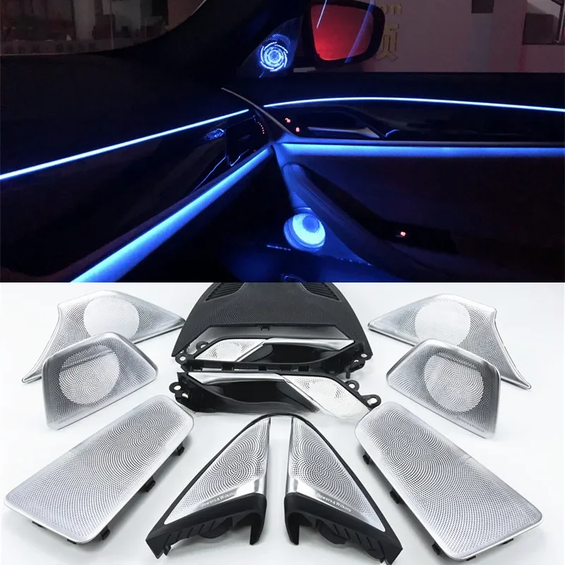 Audio uaktualnić zestaw do BMW G30 serii 5 klasy średniej głośnik wysokotonowy Subwoofer HiFi muzyka Stereo Horn dioda LED świeci osłona głośnika remont wykończenia — zdjęcie 2