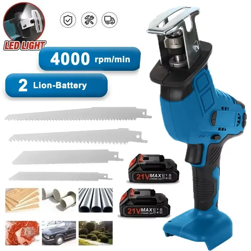 18v 4000 rpm/min Cordless electric correcting saw Variable speed saw Metal woodcut tool Electric saw for 18v makita 18v battey