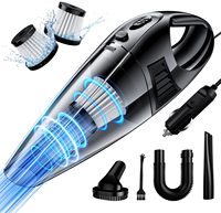 Handheld vacuum cleaner Car With 8000PA Powerful Suction Power Portable Car Vacuum Cleaner With 2 Filters Mini Brush Lightweight
