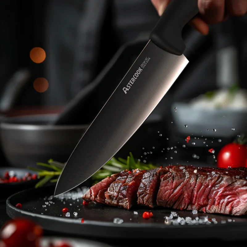 

Astercook Chef Knife, 8 Inch Pro Kitchen Knife , High Carbon German Stainless Steel Chef's Knives with Ergonomic Handle