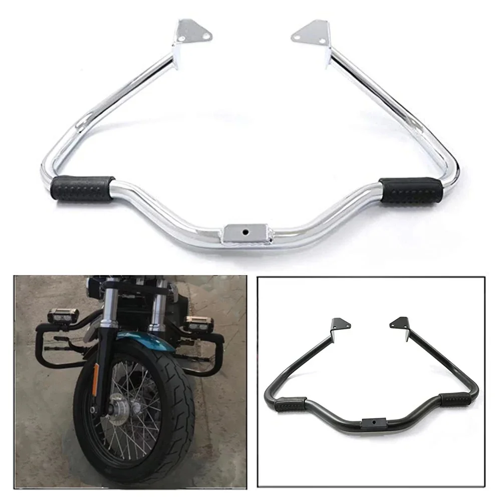 Osłona silnika paski awaryjne ochraniacz zderzaka kompatybilny z Harley Dyna Street Bob FXDB Fat Bob FXDF Low Rider Super Glide 2006-18 — zdjęcie 2