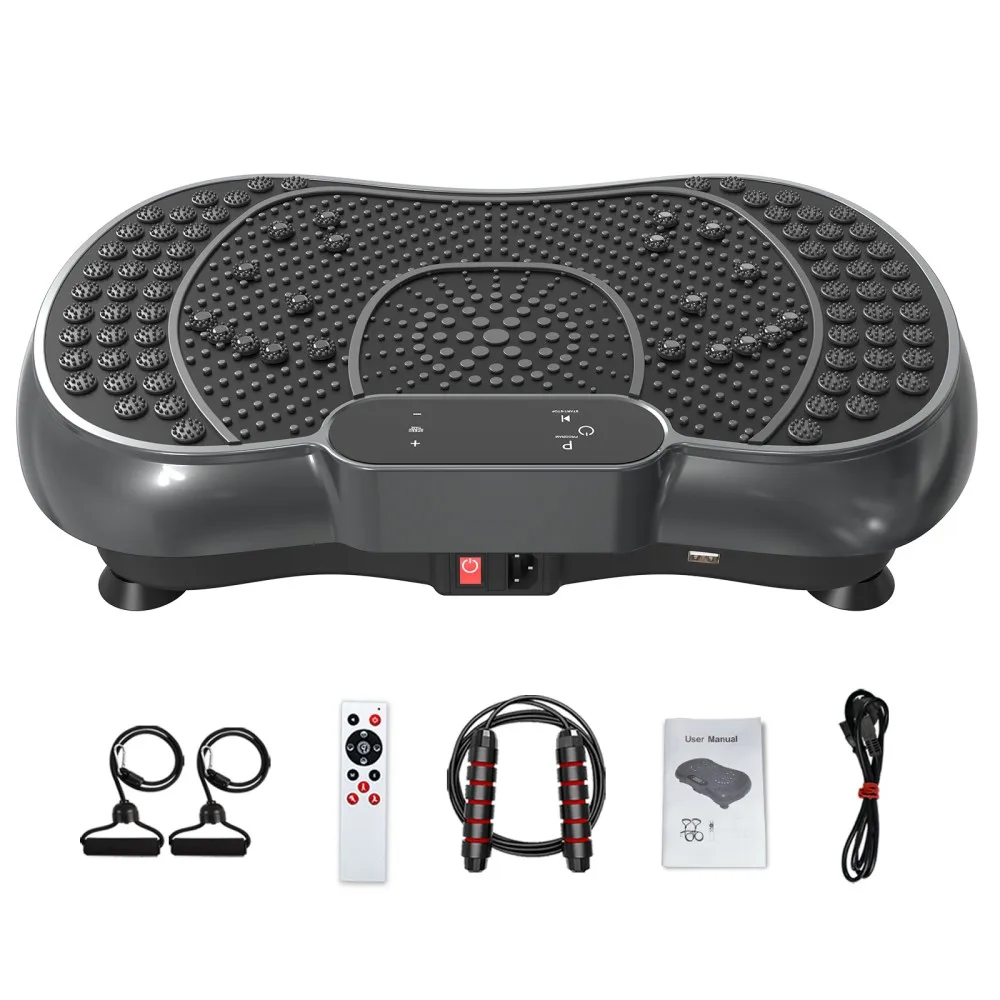 GartistGO Vibrationsplatte Trainingsgerät Lymphdrainage-Maschine zur Gewichtsreduktion Ganzkörper-Workout Vibrations-Fitnessplattform mit 15 Programmodi 150 kg Tragkraft Vibrationsplatte zur