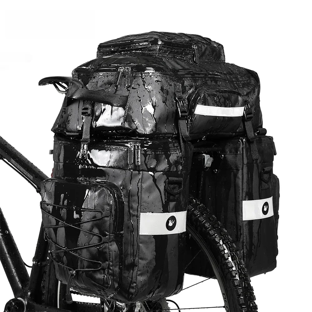 AliExpress Rhinowalk Mountain Road Bicycle Bike 3 in 1 Trunk Bags Cycling Double Side Rear Rack Tail Seat Pannier Pack Luggage Carrier