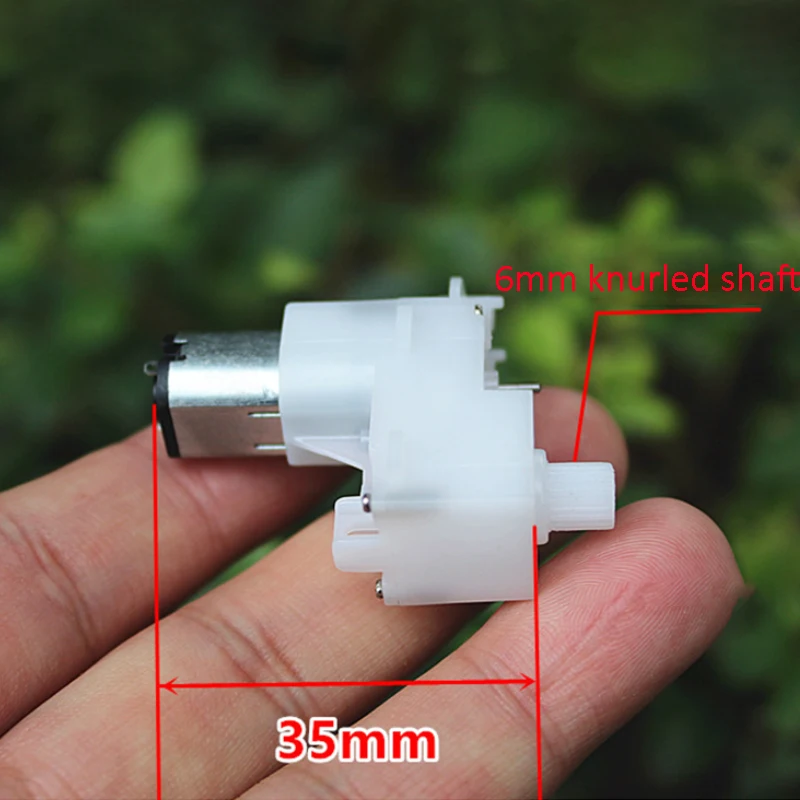 1PCS DC 3V-5V Micro Gear Motor 250PRM Low Speed Reversible Reducer Plastic GearBox Brushed Engine for DIY Toy Robot Smart Car