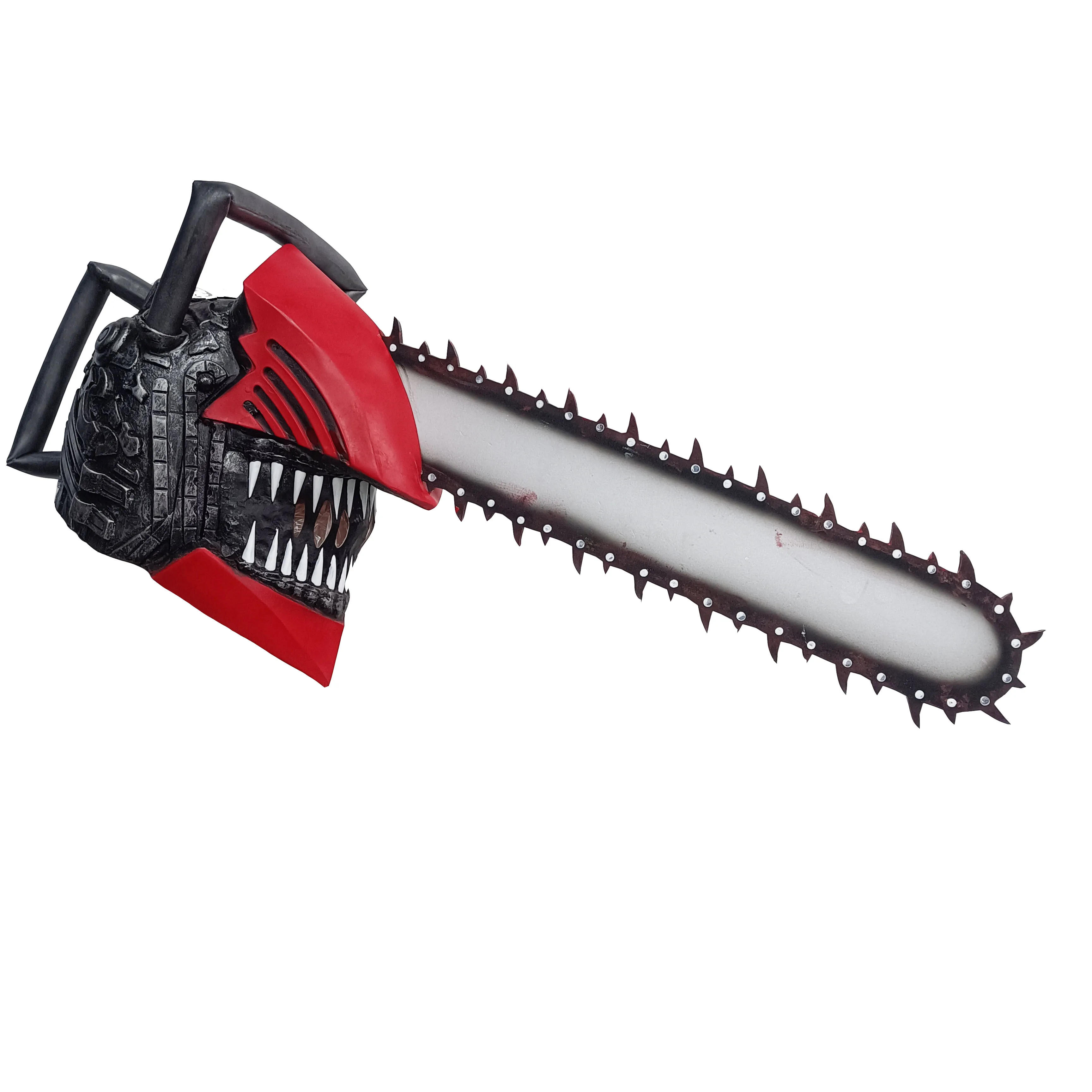 Chainsaw Devilman maska lateksowa Cosplay Horror maska impreza maskarada akcesoria Halloween