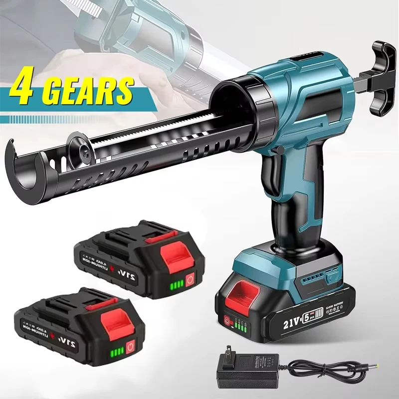 Makita – pistolet à colle électrique sans fil à 4 vitesses, pistolet à calfeutrage en verre multifonction, colle adhésive, mastic, outils électriques pour batterie 18V