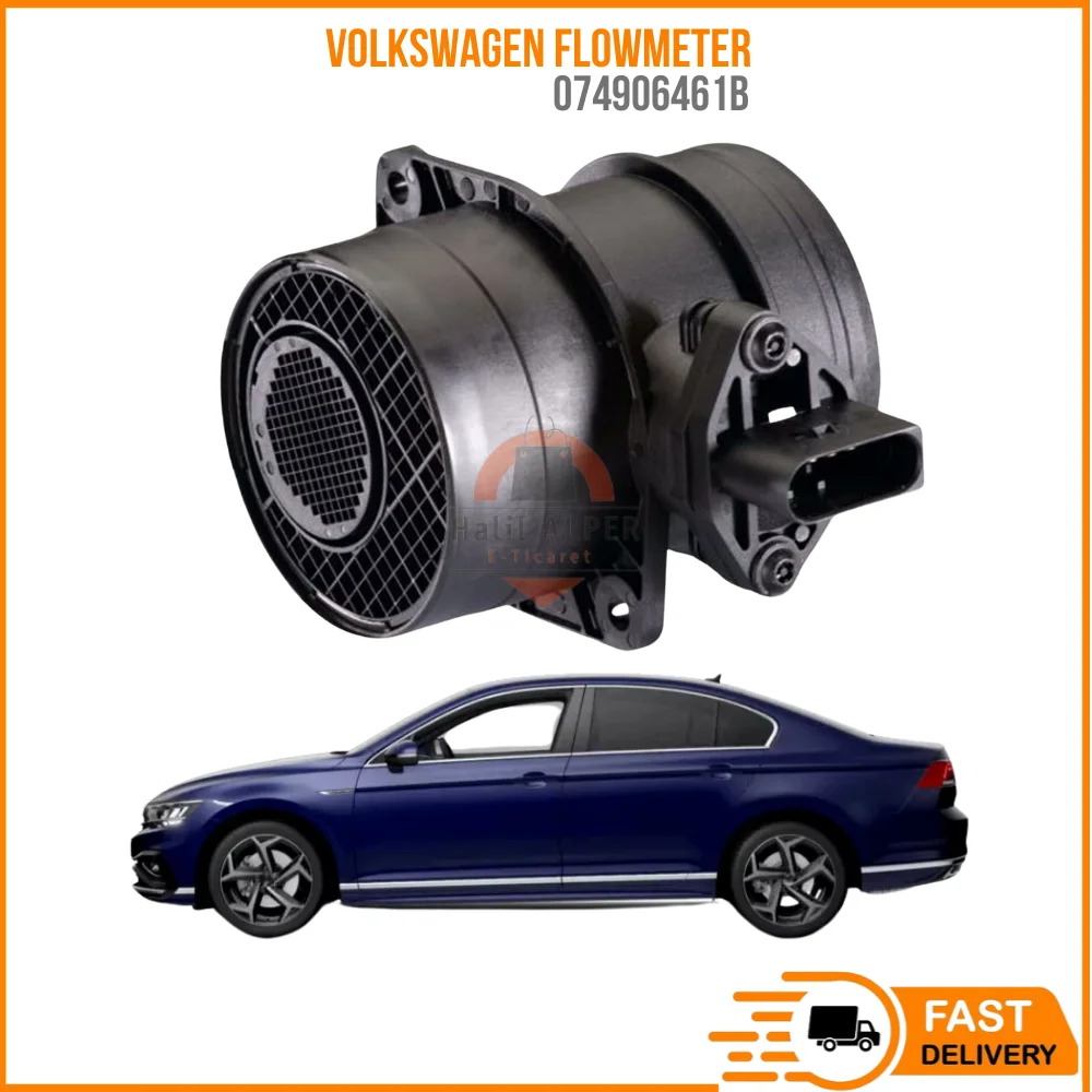 FOR FLOWMETER (AIR FLOWMETER) VW.GOLF V-PASSAT-T5 TOURAN A6 - A4 - A3 1.9 TDI 2.0 TDI OEM 074906461B SUPER QUALITY HIGH SATS