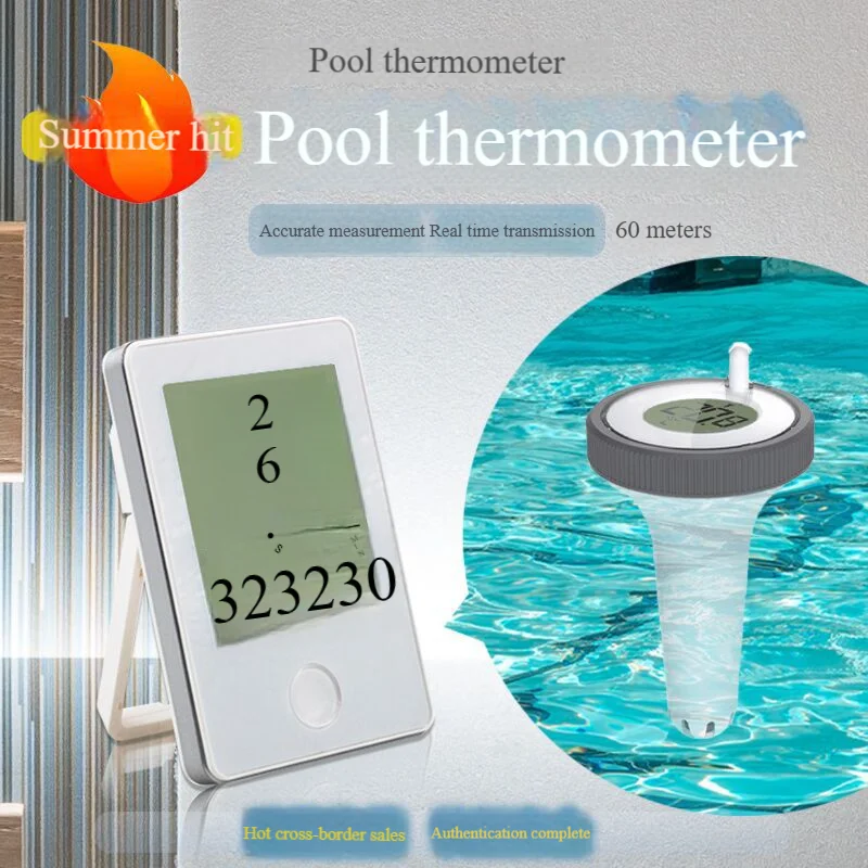 Wireless Floating Thermometer for Fish Tank, Indoor Pool, Bathtub, Water Thermometer, Fish Pond, Multifunction, Summer