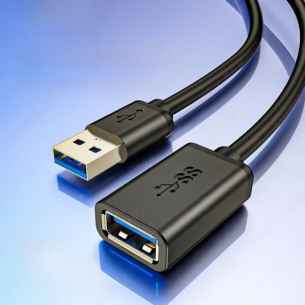 JEYI USB Extension Cable, USB 3.0 GEN1 5G Extend Male to Female Cord, Fast Data Transfer Compatible Keyboard, Mouse, Flash Drive
