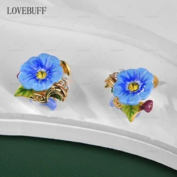 LOVEBUFF Artifact Wanderer's Troupe Troupe's Dawnlight Style Stud Earrings