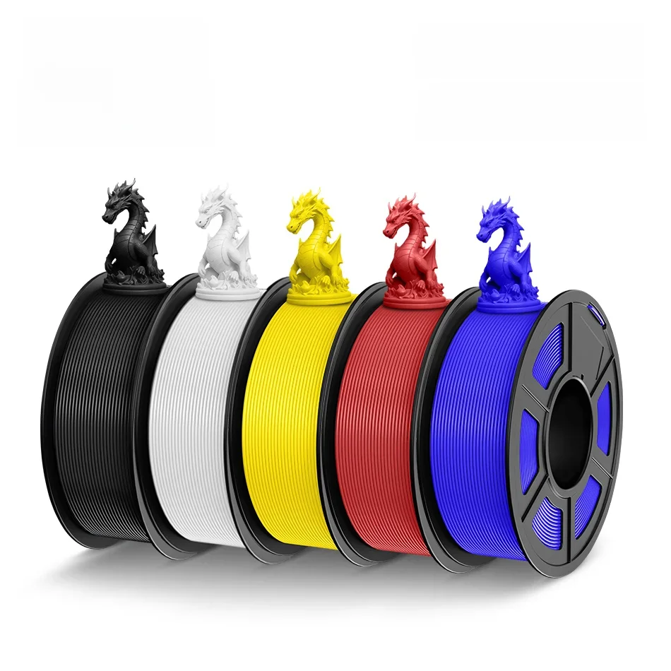 JAYO PLA + Filament Upgrade 2.0 5 Rolki PLA plus Filament do drukarki 3D Wytrzymałość Materiał do drukowania 3D dla FDM Bez splątania — zdjęcie produktu 7