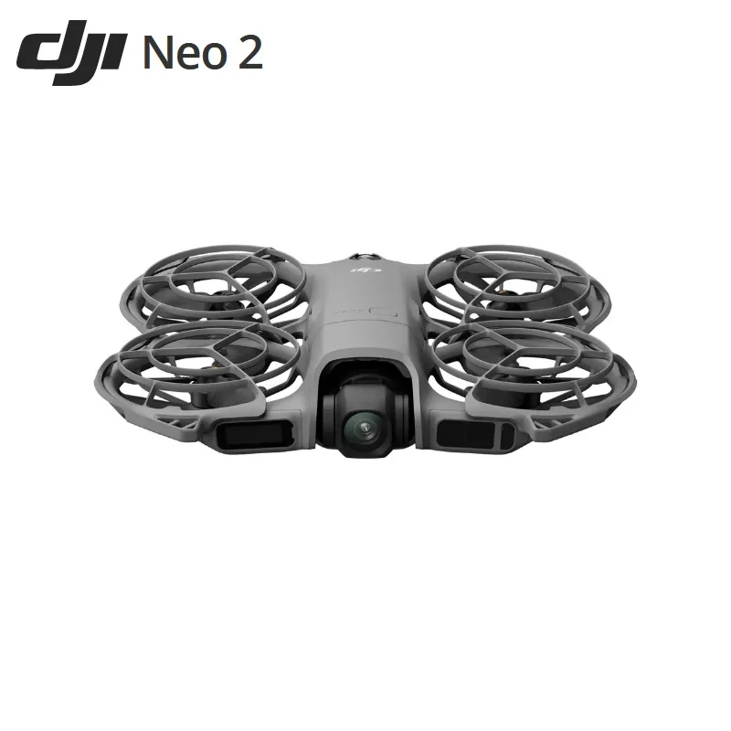 Stock UE Original DJI Neo 2 Fly More Combo 3 Options K Imagerie de haute qualité Conception portable avec protections d'hélices à couverture complète Détection d'obstacles omnidirectionnelle et vol polyvalent Garantie de 2 ans