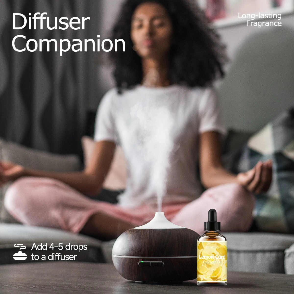 Lemon Curd Essential Oil, Sweet Citrus Fragrance Oil for Diffusers, DIY Crafts & Aromatherapy, Creamy and Zesty Aroma