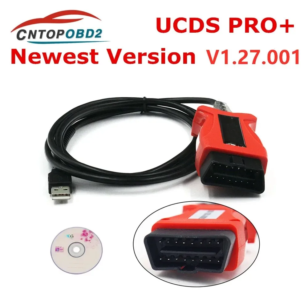 

Professional UCDS Pro + V1.27.001 OBD2 Diagnostic Cable UCDSYS With 35 Tokens Full License UCDS pro Full Activate UCDS