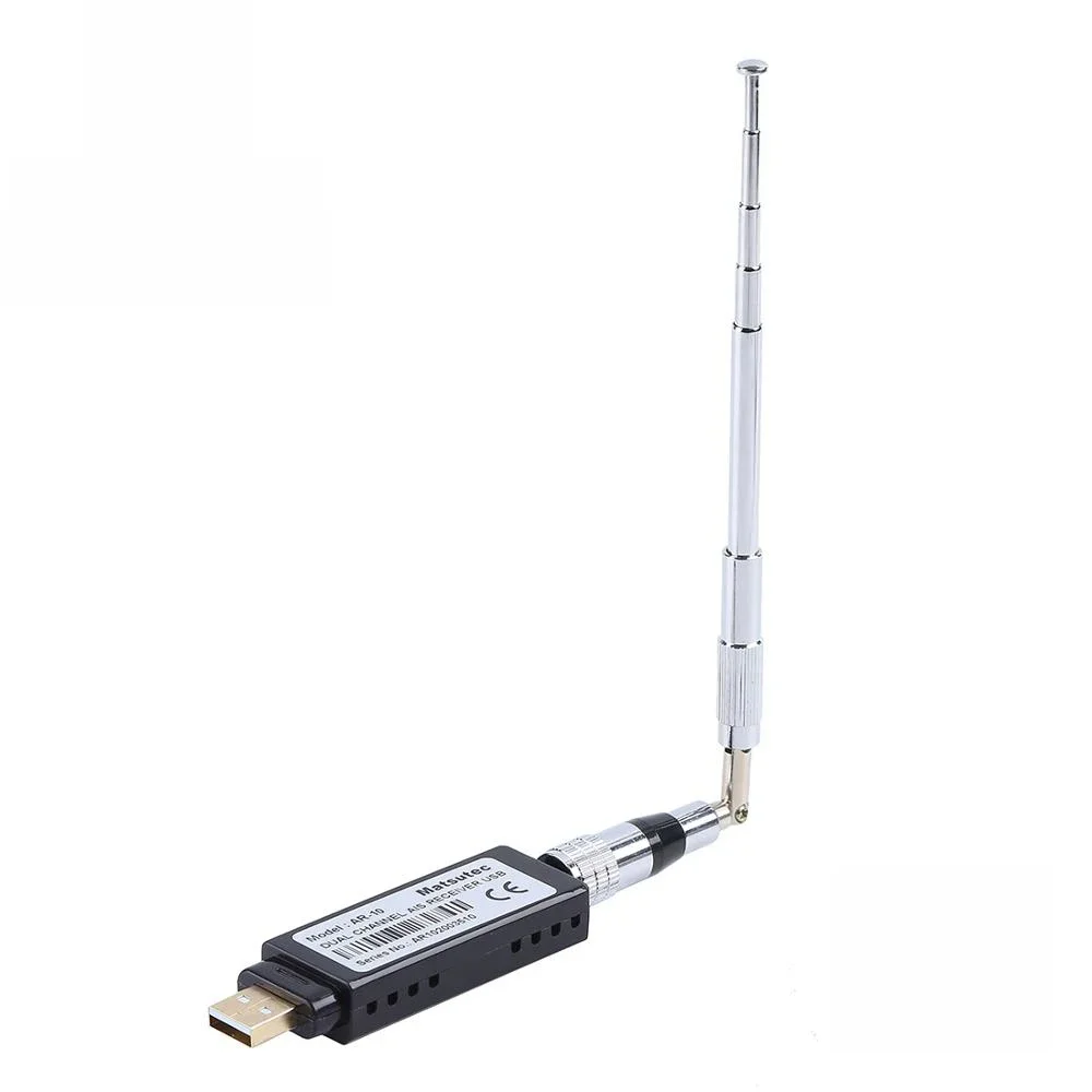 Matsutec-dual channel ar-10 receptor com conector de antena sma para barco marinho com saída usb,