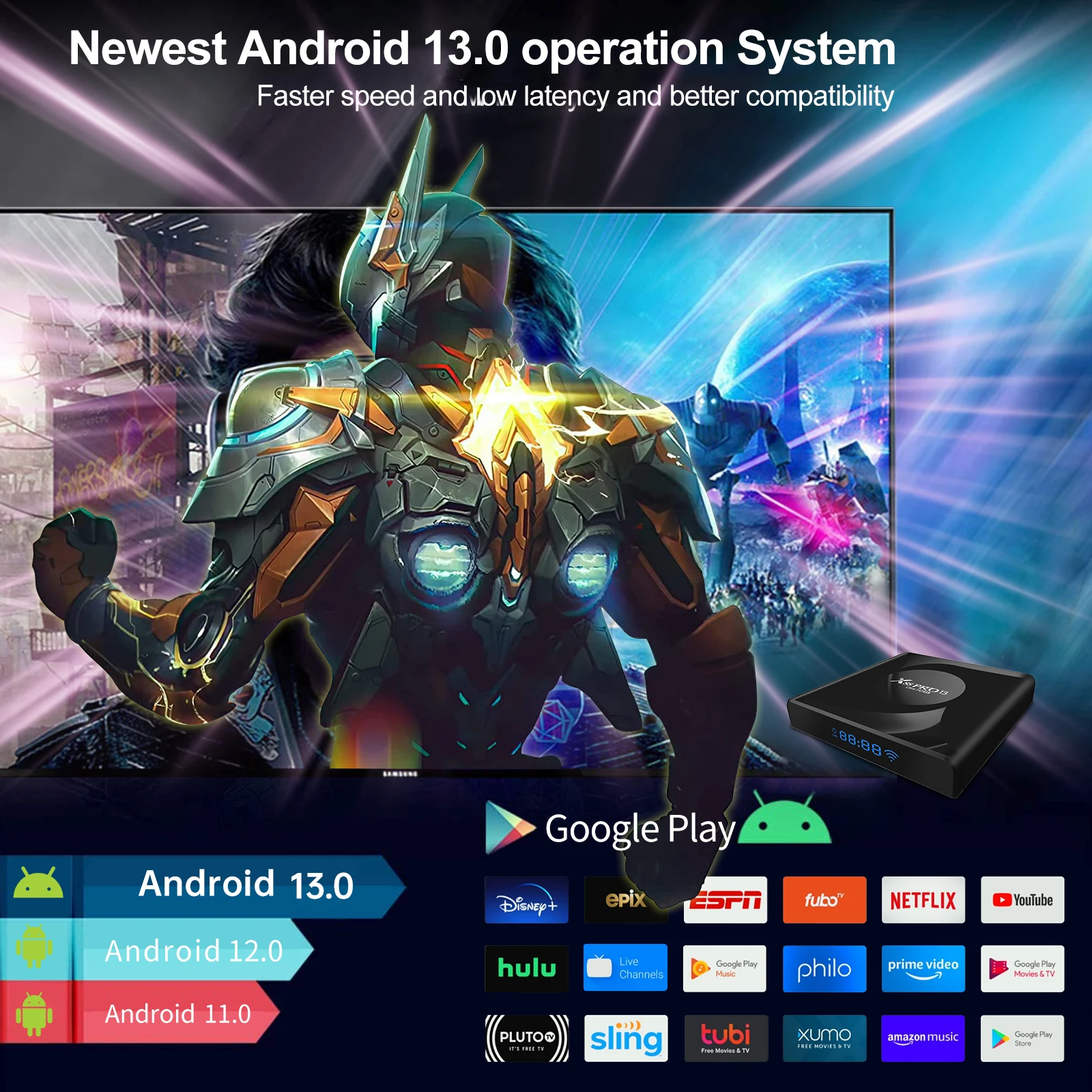 Android 13 Smart TV Box WIFI 6 BT 5.0 RK3528 TV Box 8K HD Set Top Box4GB 32GB 64GB مشغل الوسائط الذكية