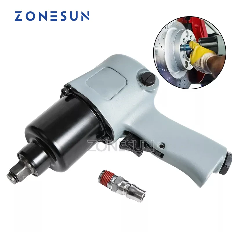 

ZONESUN 16mm Bolt size Pneumatic Wrench, Air Tools,Spanners for Car Bicycle Repair Pneumatic Tools