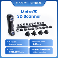 Revopoint MetroX 3D Laser Scanner For Measuring Blue Multiple-line 3D Scanner CAD Designer 0.01mm High Precision Handheld Scan