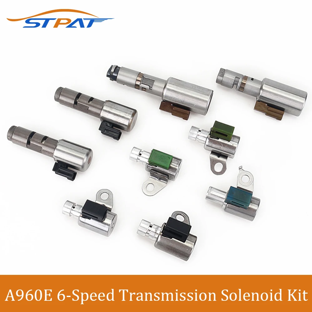 

STPAT 9PCS A960 A960E 6-Speed Transmission Solenoid Set Kit For LEXUS IS250 GS300 IS300 2005-2011