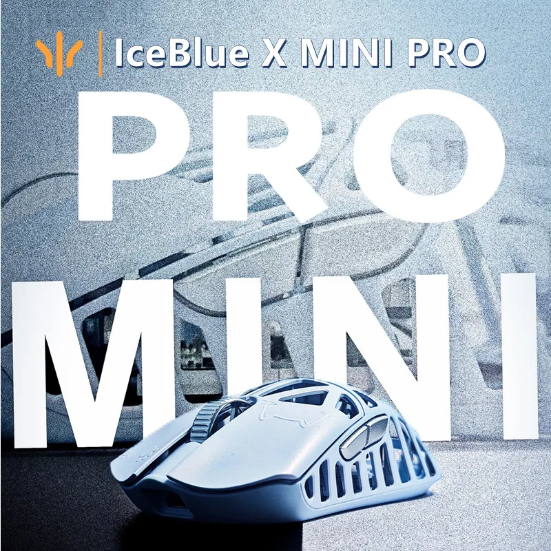 ماوس ألعاب WLMOUSE BEAST X MINI PRO IceBlue Omron خفيف الوزن من سبائك المغنيسيوم ماوس ألعاب لاسلكي FPS خفيف الوزن 36 جرام