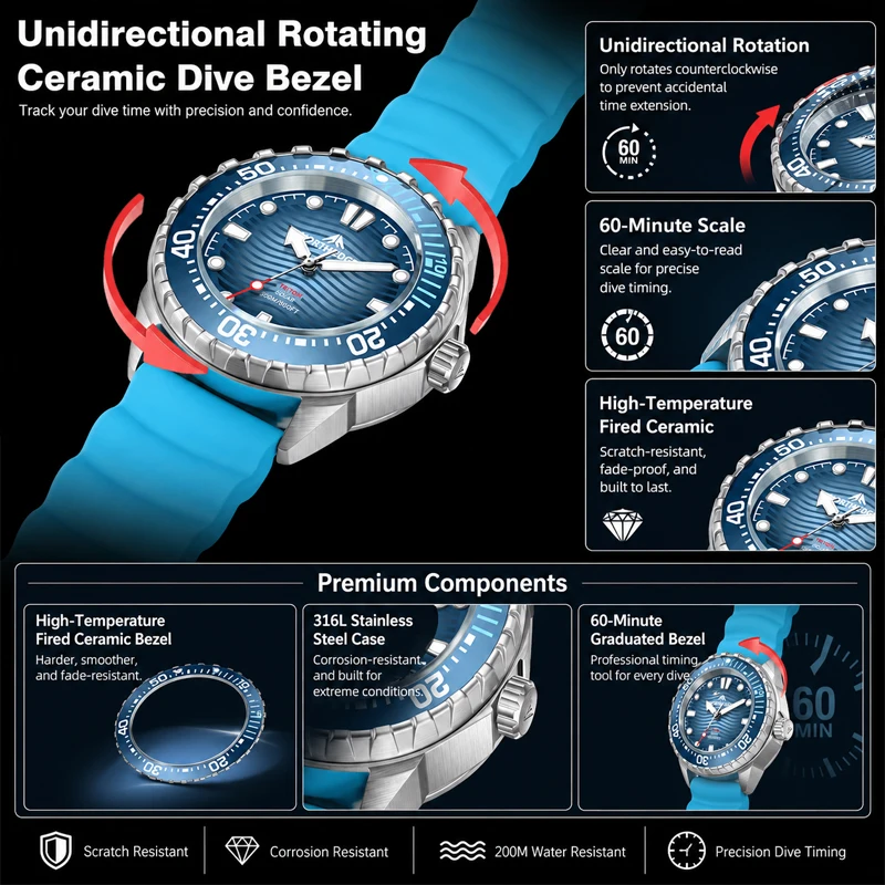 NORTH EDGE 2026 New TRITON Sol - Luxury Watch Protection Film ulasan dan harga