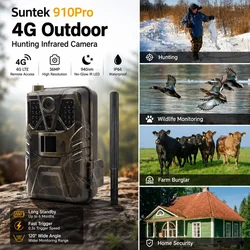 Outdoor 4K 30fps Video APP Trail Camera Cloud Service 4G 30MP Live Stream Media Wild Hunting Camera Night Vision PhotoTrap Game