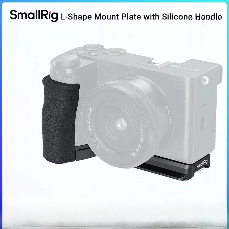 SmallRig-Plaque de montage en forme de L avec poignée en silicone, plaque à dégagement rapide pour trépieds, Sony Alpha 6700 W Arca Swiss, A6700, 5061