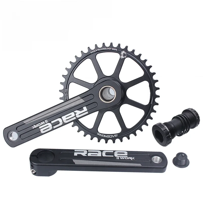 AliExpress RacewoRK RACEWORK Road Bike Crankset 10/11/12 Speed 170/172.5/175mm Single Chainring 40/42/44T Wide And Narrow Sprocket CrankSet For GXP