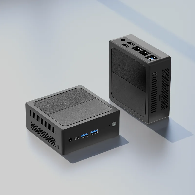 Texhoo mini pc intel celeron n95 n100 desktop-spiel computer 8gb 16gb 256gb 512gb ddr4 ddr5 wifi5 bt 4,2