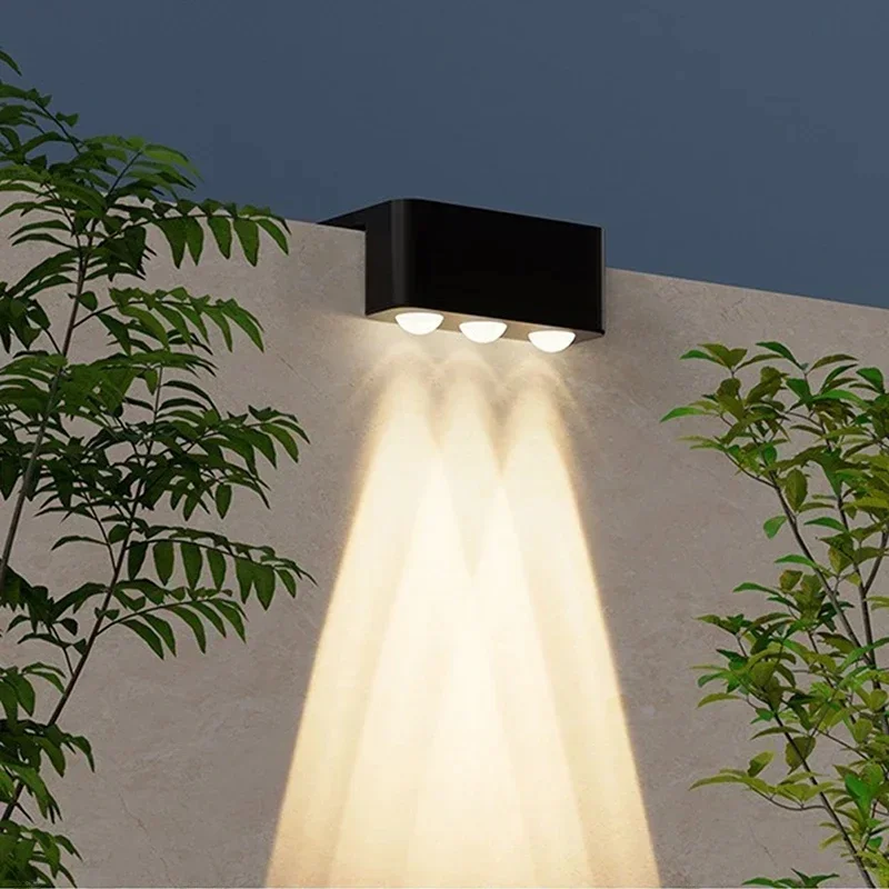 1/2/4 STUKS Solar Wandlampen Buiten Waterdichte Tuin Trapverlichting voor Tuin Hek Trap Pad Decoratie Buiten Solar Verlichting - afbeelding 2